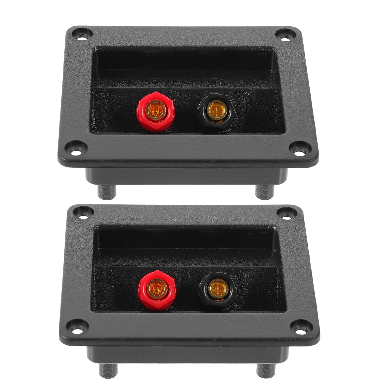 Speaker Terminals Connectors Subwoofer Junction Box Binding Post Plate Sleek Design Stage Copper