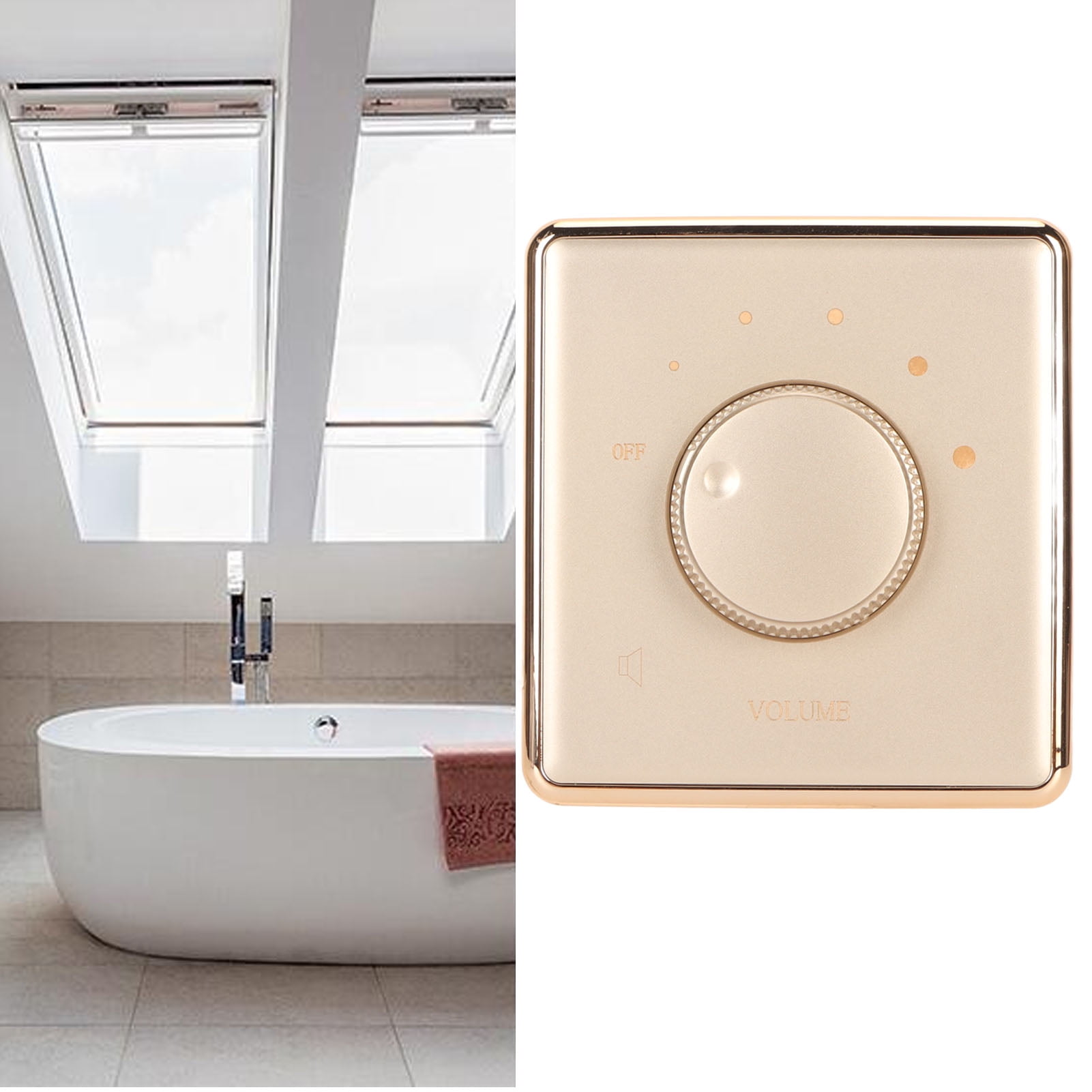 Speaker Volume Controller, 10W Wall Mount Volume Control Knob With