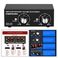 thumbnail image 1 of Speaker Volume Splitter Right Independently Control Distribute Speakers for Audio Surround Sound Film, 1 of 9