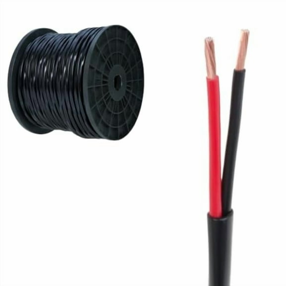 Speaker Wire 14 Gauge, 250 ft for Outdoor and Indoor Use, 14/2 CCA (Copper Clad Aluminum) Stranded Bulk Audio Cable, Direct Burial and UV Resistant (250 FT)