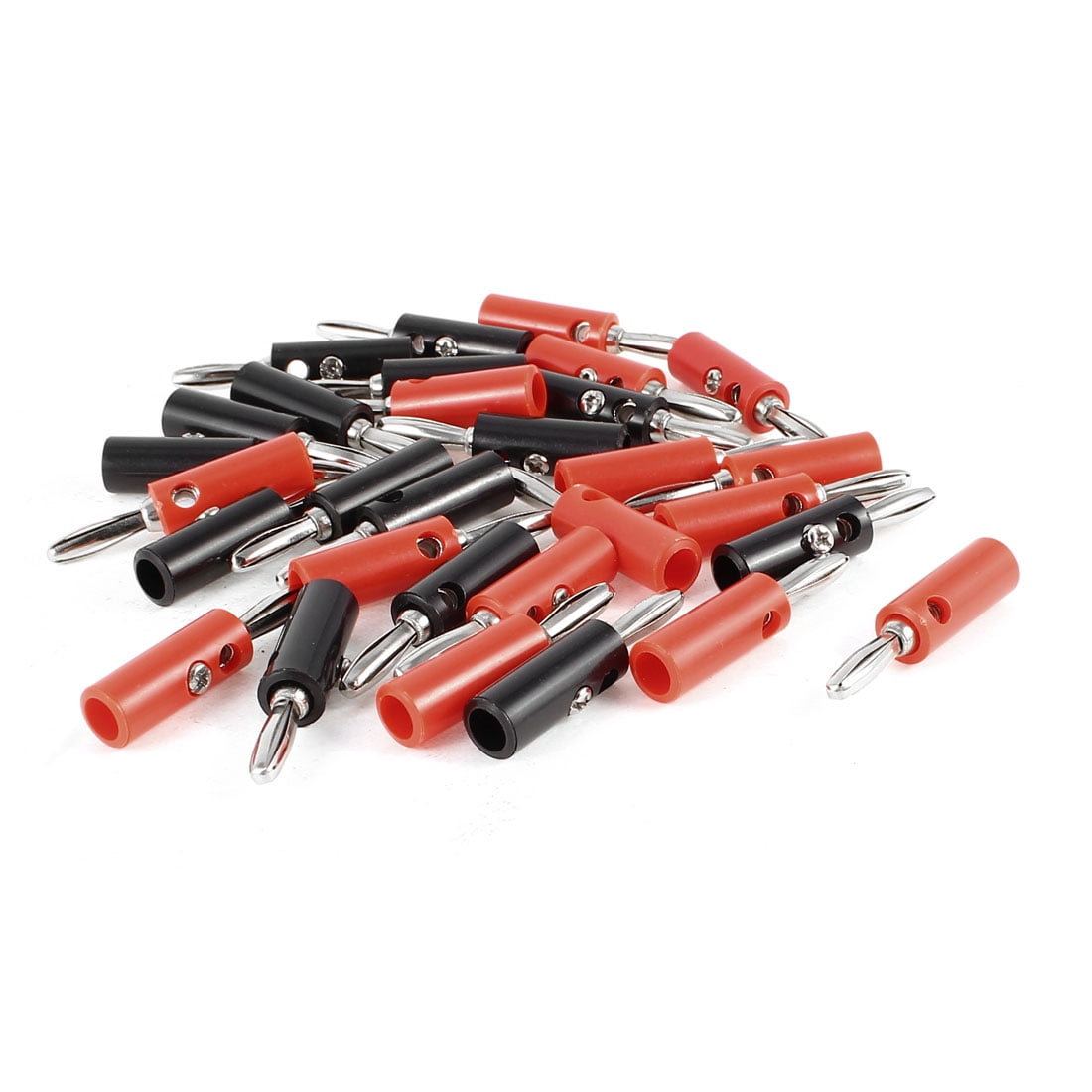 Speaker Wire Cable Metal Screw Type 6mm Banana Plugs Couplers 30pcs