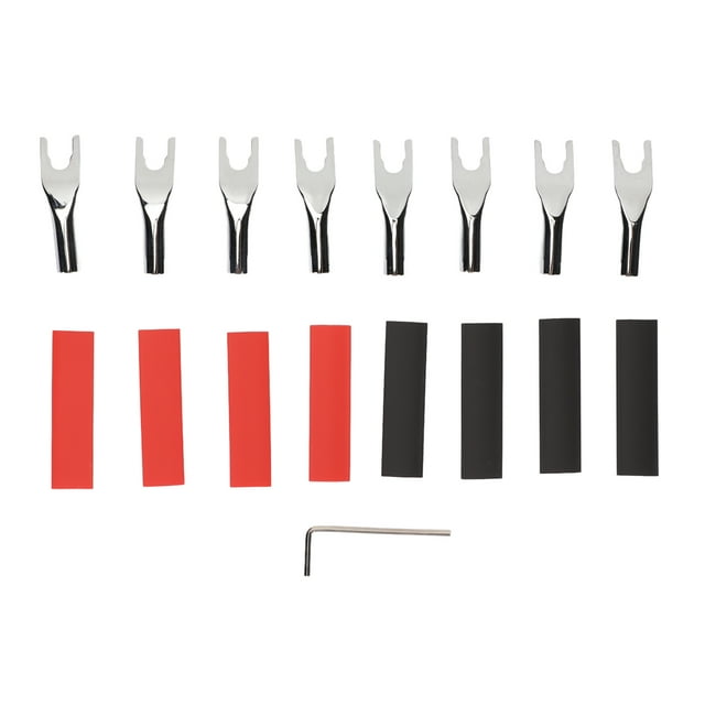 Speaker Y Spade Connector Replacement 45 Degree Double Screw Speaker