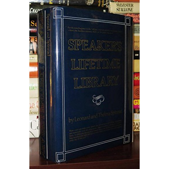 Pre-Owned Speaker's Lifetime Library (Hardcover) 0138245576 9780138245573