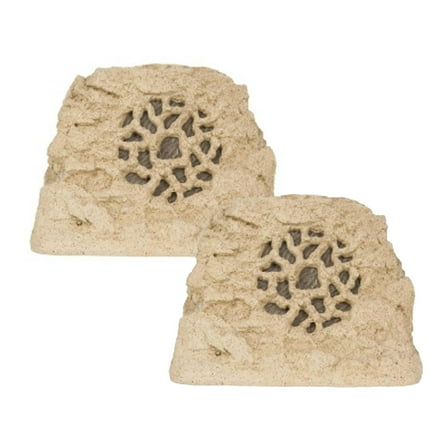 SpeakerCraft Ruckus 8 Series Rock Landscape Speaker - Pair (Sandstone)
