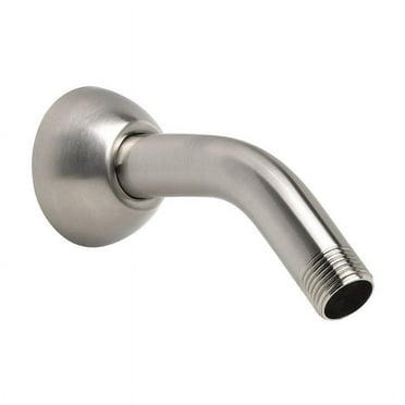 Speakman 5.5 in. Brass Shower Arm and Flange, Brushed Nickel