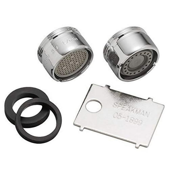 Speakman A-BOLF Commander 0.5-GPM Aerator and 1.5-Laminar Flow Control, Chrome