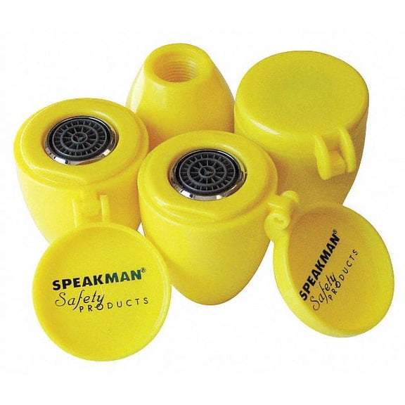 Speakman Aerated Spray Head Assembly, Plastic, For Use With Speakman Eyewash, PK 4 - RPG38-0379