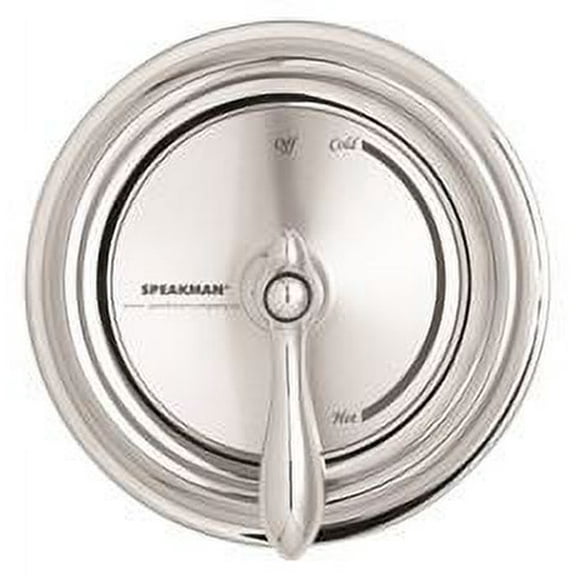 Speakman Anti-Scald Balanced Pressure Valve With Chrome Plated Brass Wall Plate And Brass Lever Handle
