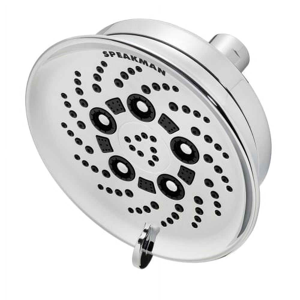 Polished Chrome Multi-Function Wall Mounted Shower Head
