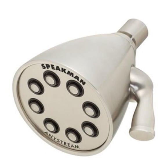 Speakman, Brushed Nickel S-2251-BN-E175 Signature Icon Anystream Adjustable Solid Brass Shower Head, 1.75 GPM