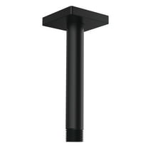 Speakman CDS2582-MB Matte Black Lura 6 Ceiling-Mounted Shower Arm and Flange