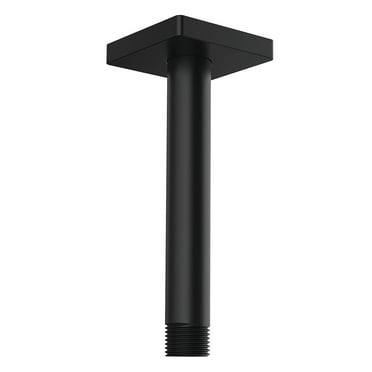 Speakman CDS2582-MB Matte Black Lura 6 Ceiling-Mounted Shower Arm and Flange