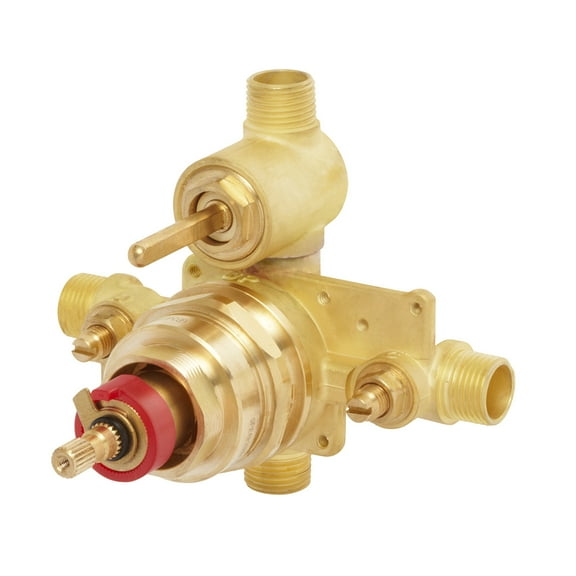 Speakman CPV-T-DV Sentinel Mark II Thermostatic Diverter Shower Valve, Rough Brass