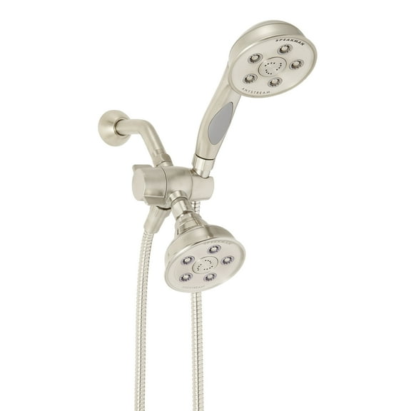 Speakman Caspian Anystream 2-Way Shower Combination, 2.5 GPM, Brushed Nickel