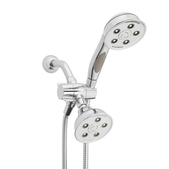 Speakman Caspian Anystream 2-Way Shower Combination, 2.5 GPM, Polished Chrome