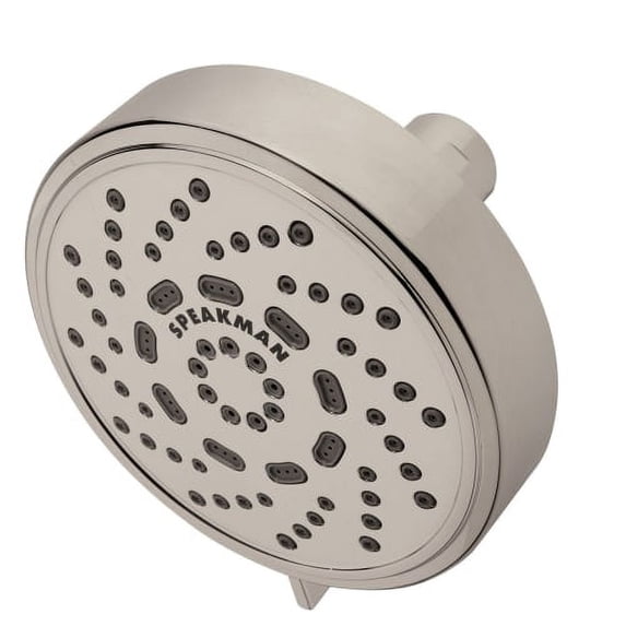 Speakman Echo Multi-Function Adjustable 1.75 GPM Shower Head, Brushed Nickel