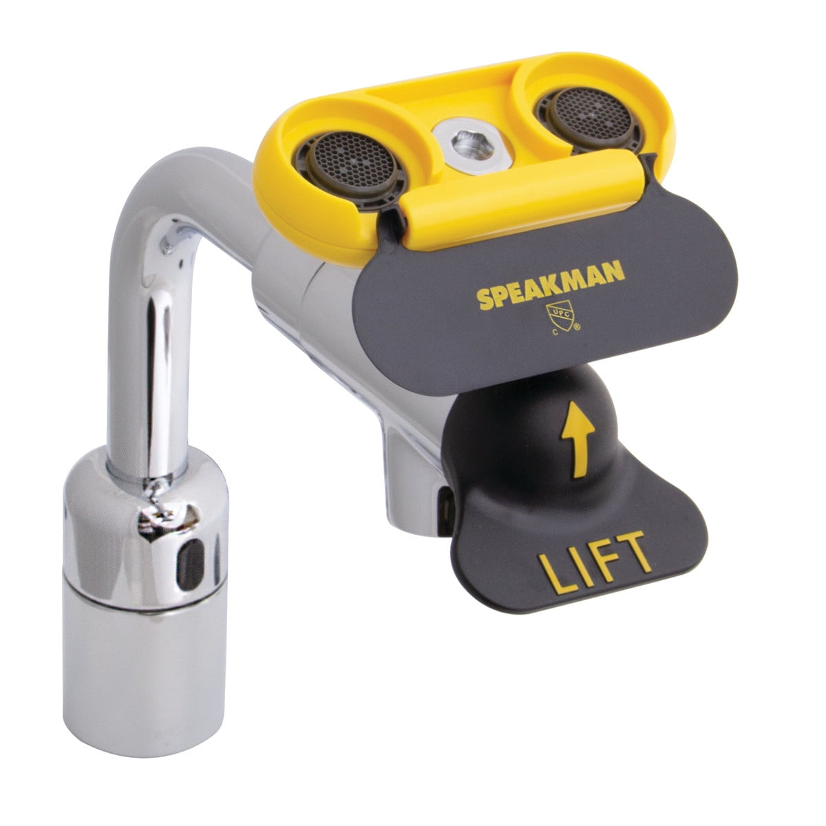 Speakman Eyesaver SEF-18200 AC Powered Sensor Eyewash/Faucet Combination, Polished Chrome