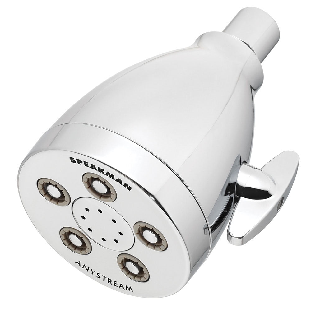 Polished Chrome Multi-Function Wall Mounted Shower Head