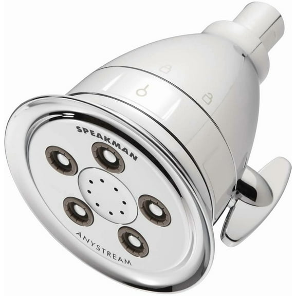 Speakman Hotel Pure Anystream High Pressure Shower Head-2.0 GPM Adjustable Showerhead with Filter, Polished Chrome