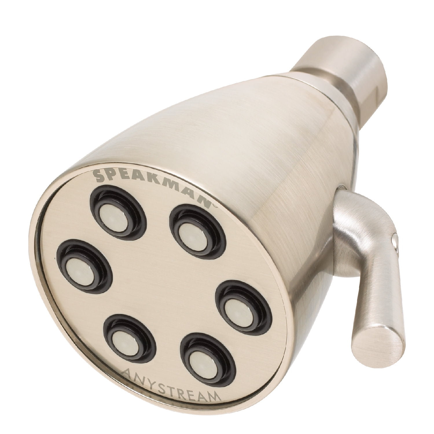 Brushed Nickel Wall Mounted Rain Jet Shower Head