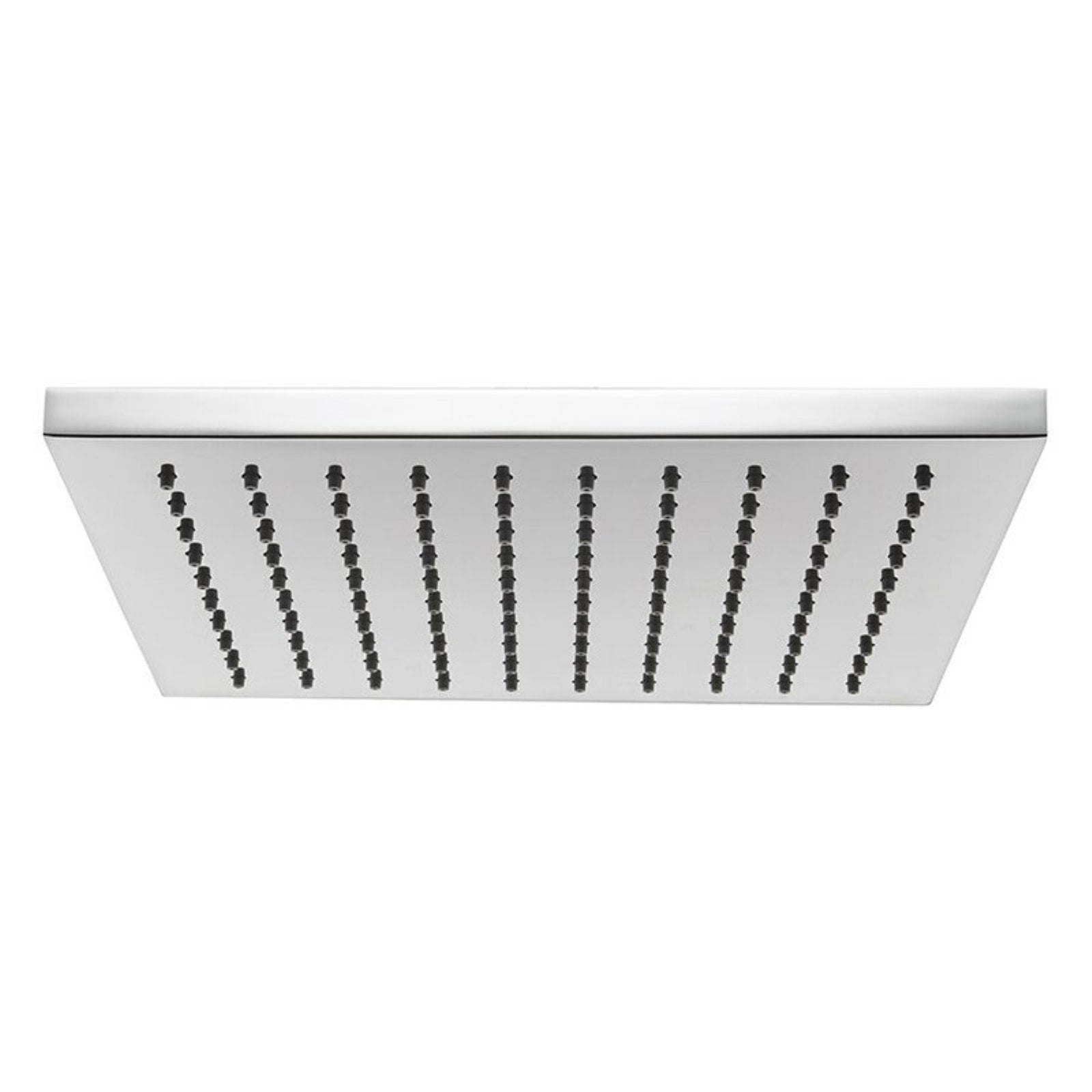 Kubos Square Polished Chrome Ceiling and Wall Mounted Rain Shower Head