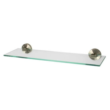 Speakman Neo Glass Bathroom Shelf, Brushed Nickel