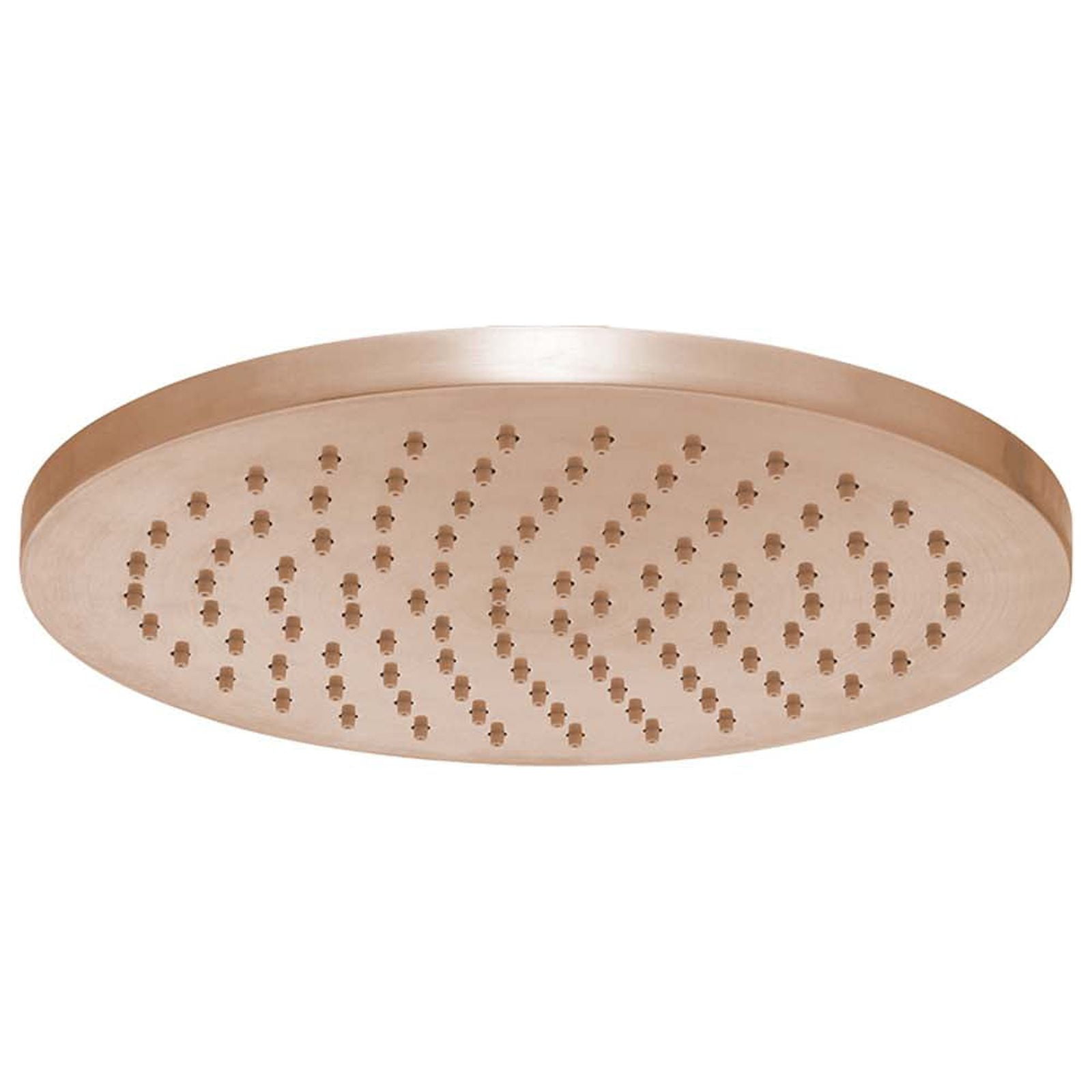 Large Brushed Bronze Rain Ceiling Mounted Shower Head