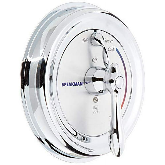 Speakman, Polished Chrome CPT-3400 Sentinel Mark II Pressure Balance Diverter Shower Trim, (Valve Not Included)