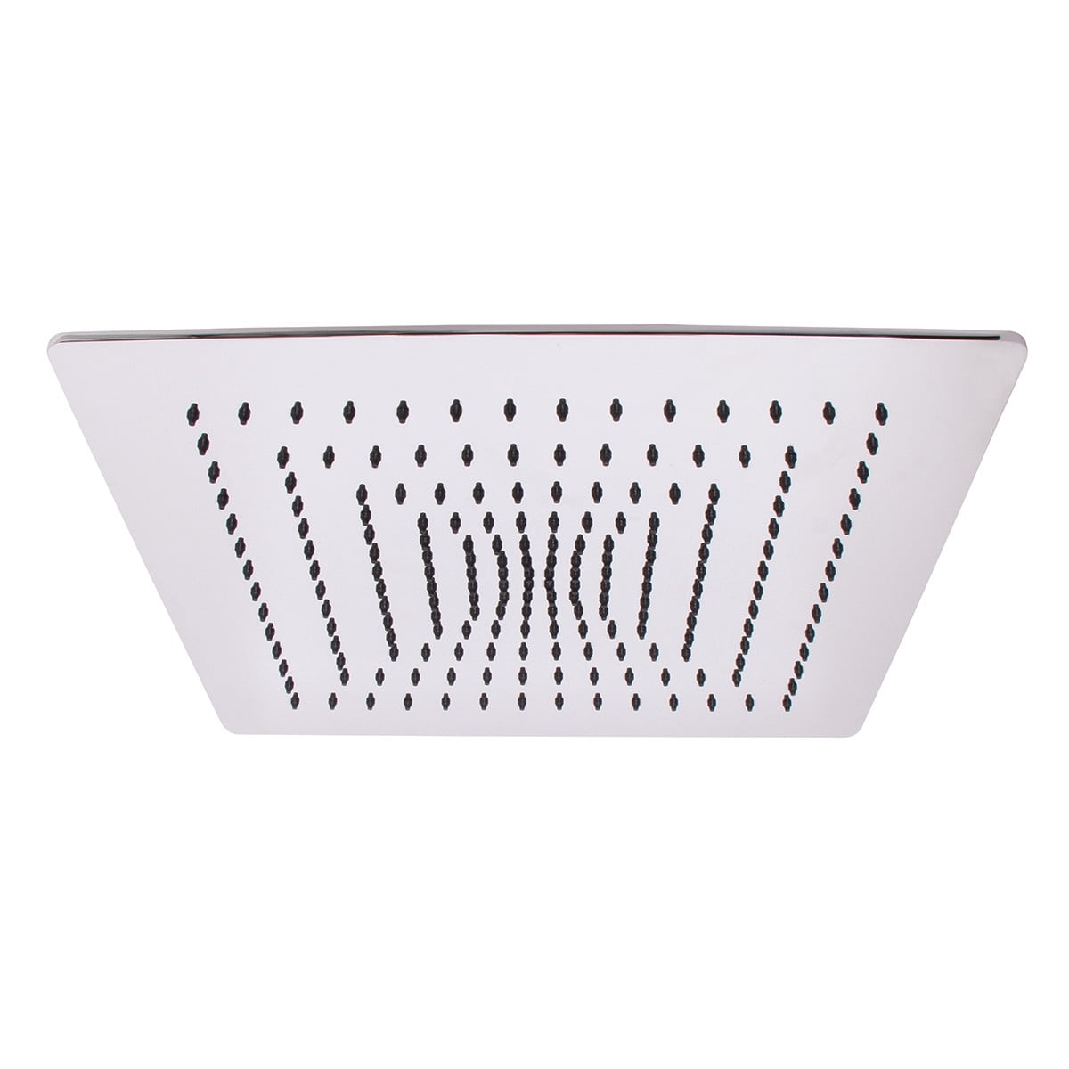 Polished Chrome 15-Inch Rain Shower Head with Full-Coverage Sprays