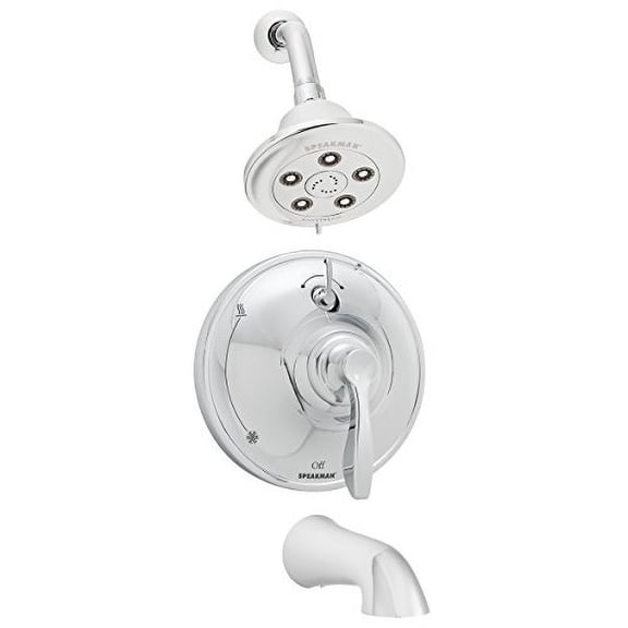 Speakman, Polished Chrome SLV-10430 Chelsea Diverter Trim, Shower and Tub Combination (Valve Not Included)