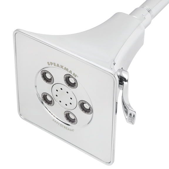 Speakman S-3018 Rainier Anystream High Pressure Adjustable Shower Head, Polished Chrome