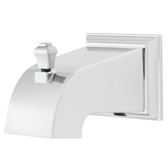 Speakman Rainier Square Diverter Tub Spout, Polished Chrome