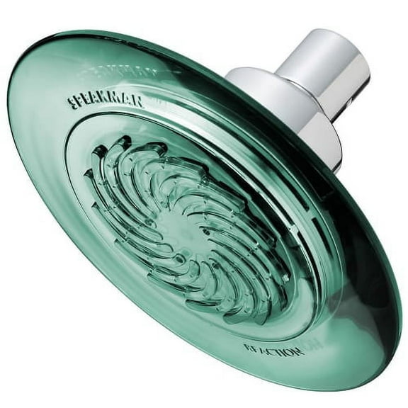 Speakman Reaction Single Function Fixed Shower Head, 1.75 GPM, Jade Green