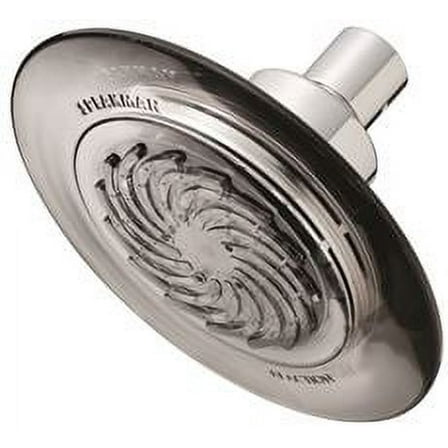 Speakman Reaction Single Function Fixed Shower Head, 2.0 GPM, Smokey Gray