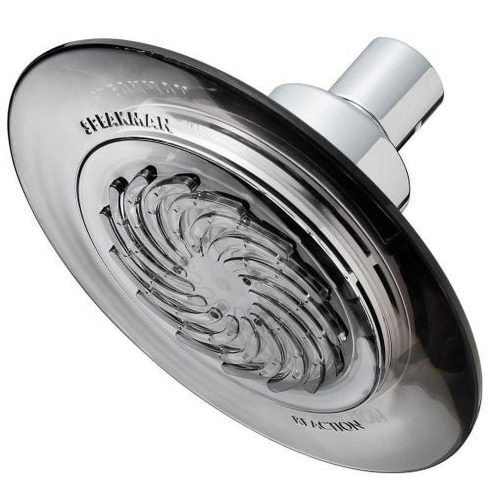 Smokey Gray Chrome Multi-Head Wall Mounted Showerhead