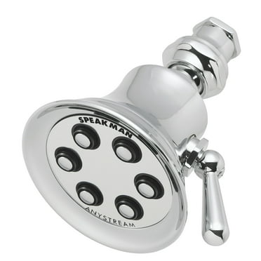 Speakman S-2254-E175 Retro Multi-Function Shower Head for Stylish Bathroom Décor, 1.75 GPM, Polished Chrome