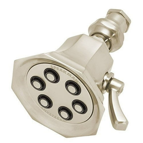 Speakman S-2255-BN-E2 Anystream Showerhead, 2.0 GPM, Brushed Nickel