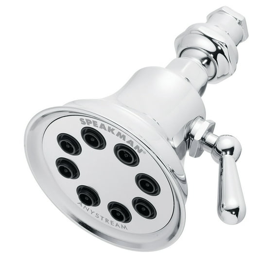 Speakman S-3015-E2 Retro Shower Head, 2.0 GPM, Polished Chrome