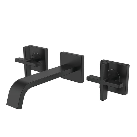 Speakman SB-2551-MB Lura Wall Mounted Faucet, Matte Black