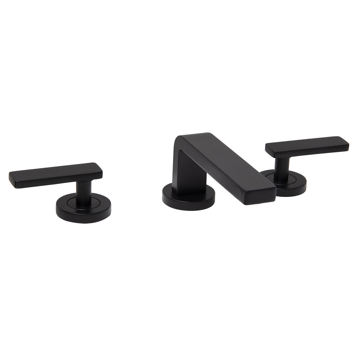 Vector Modern Matte Black Widespread Bathroom Faucet with Drain