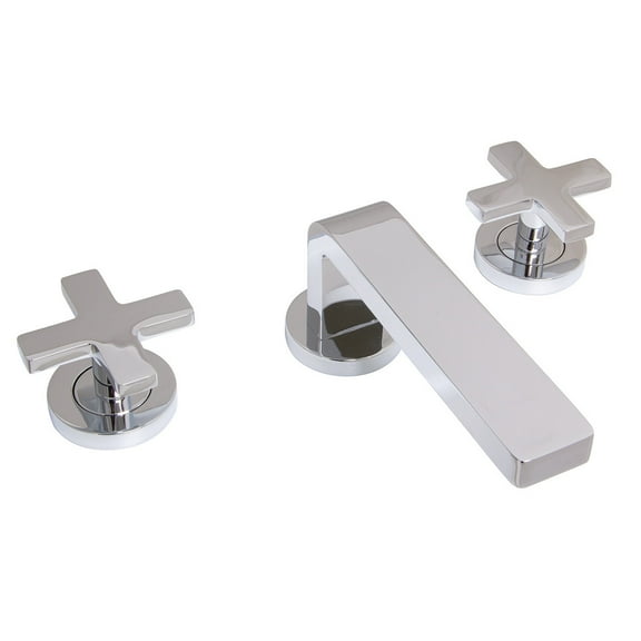 Speakman SB-2723 Vector Sink Double Cross Handles, Widespread Bathroom Faucet, Polished Chrome