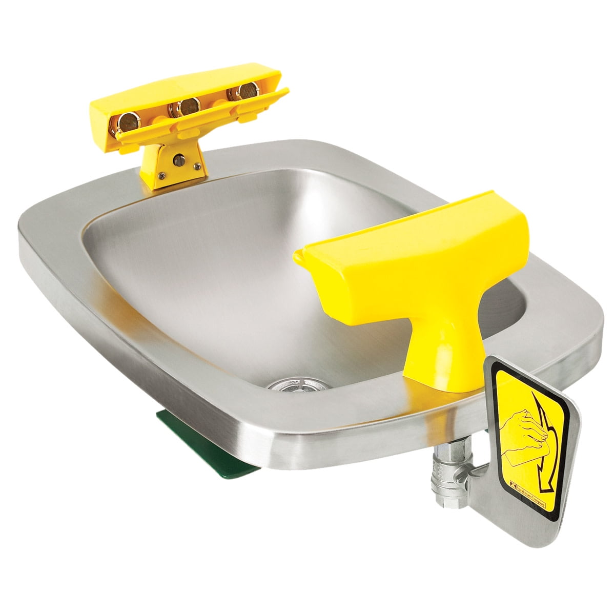 Speakman SE-400 Wall Mounted Eye And Face Wash, Stainless Steel