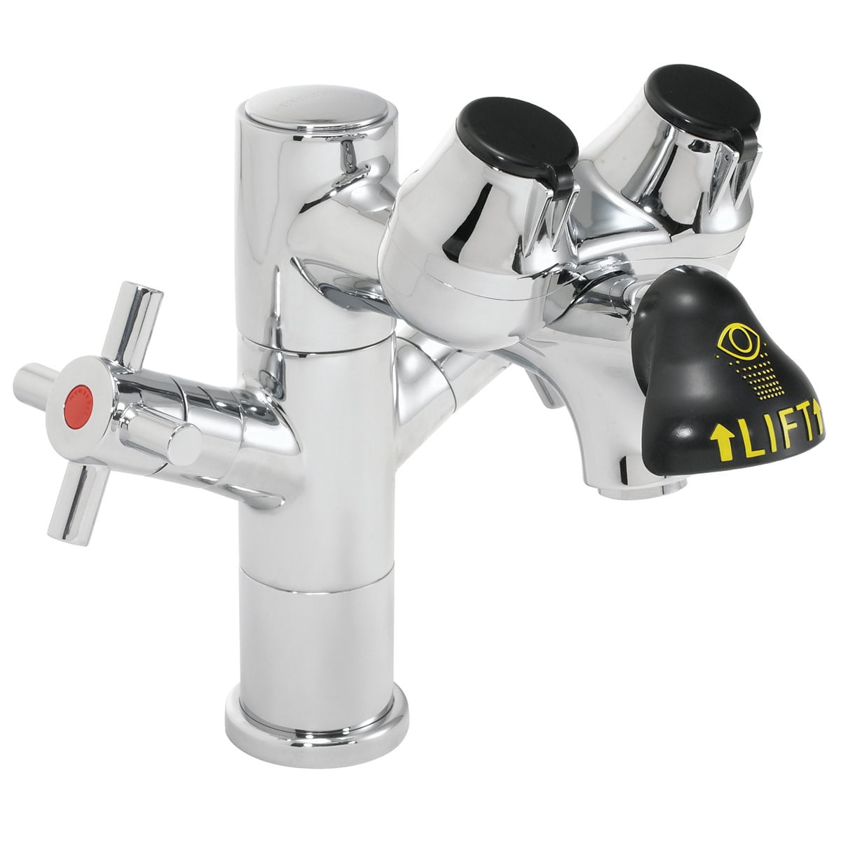 Speakman SEF-1850 Eyesaver Single-Post Laboratory Faucet with Integrated Emergency Eyewash Chrome