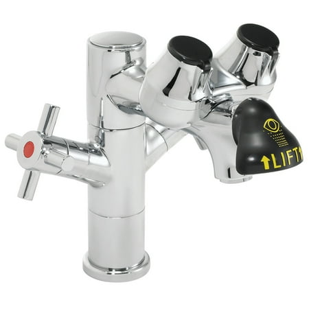 Speakman SEF-1850 Eyesaver Single-Post Laboratory Faucet with Integrated Emergency Eyewash Chrome