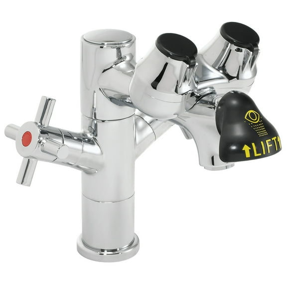 Speakman SEF-1850 Eyesaver Single-Post Laboratory Faucet with Integrated Emergency Eyewash Chrome