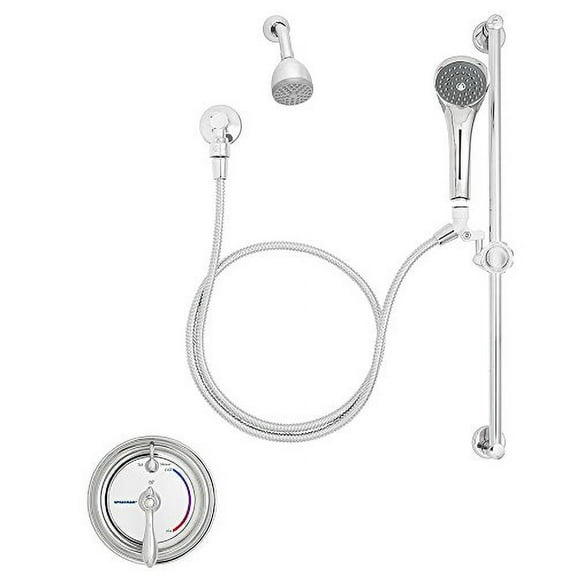 Speakman SLV-3460 Sentinel Mark II Diverter Trim and Shower System (Valve not Included), Polished Chrome