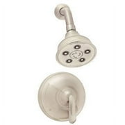 Speakman SM-7010-P-BN Caspian Anystream High Pressure Shower Head and Pressure Balance Valve Shower Combo, Brushed Nickel