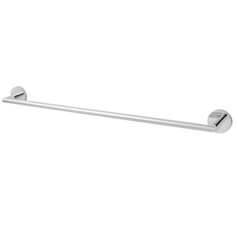 Neo 18" Polished Chrome Wall Mounted Brass Towel Bar