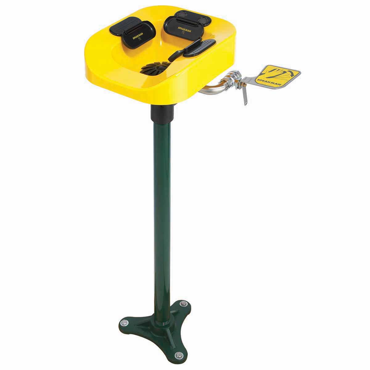 Speakman Se-1100 Optimus Floor Mount Eye And Face Wash Station - MultiColor