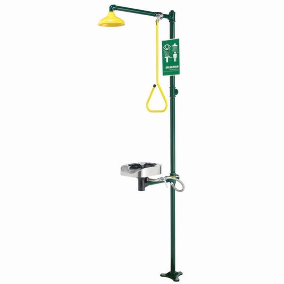 Speakman Se-1250-Hfo Optimus Combination Emergency Shower Station - MultiColor